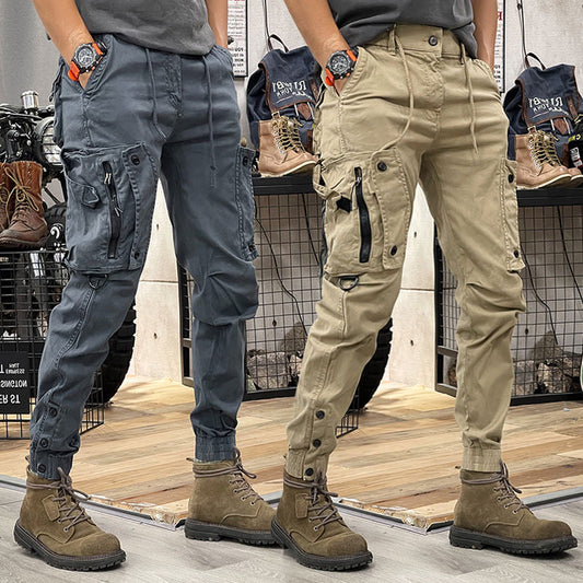 Men's Camo Navy Trousers/ Military Cargo Pants ( Pack of 2 )